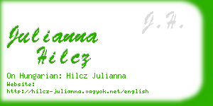 julianna hilcz business card